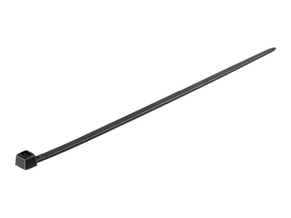 Kaapelinside, säänkestävä nailon, musta - pituus 200 mm leveys 3,5 mm