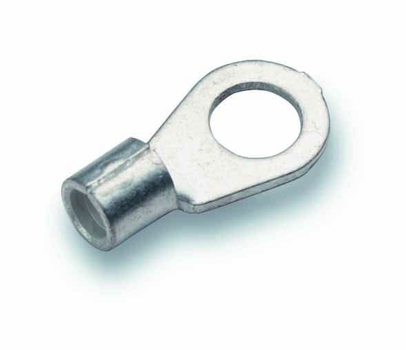 Cimco 180448, Ringterminal, Koppar, Rak, Silver, Förtennad koppar, 25 mm²