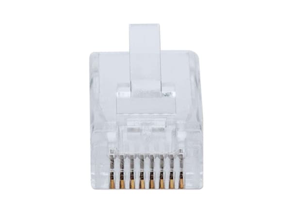 Intellinet 791090, RJ45, Transparent, Polykarbonat, Cat6, 22/24, Guld