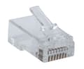 Miniatyrbild 2 av 3: Intellinet 791090, RJ45, Transparent, Polykarbonat, Cat6, 22/24, Guld