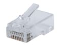 Miniatyrbild 1 av 3: Intellinet 791090, RJ45, Transparent, Polykarbonat, Cat6, 22/24, Guld
