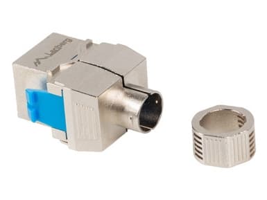 Lanberg - Modulinnlegg - keystone, toolless - CAT 8.1 - FTP - RJ-45 - sølv