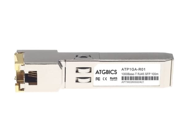 ATGBICS SFP-CU-RJ45-C, Kopper, 1000 Mbit/s, SFP, RJ-45, TX, 100 m