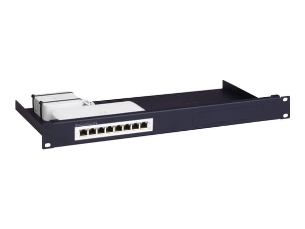 Rackmount.IT RM-UB-T4 - Monteringssett for nettverksenhet - rackmonterbar - metallisk mørkeblå - 1U - 19"