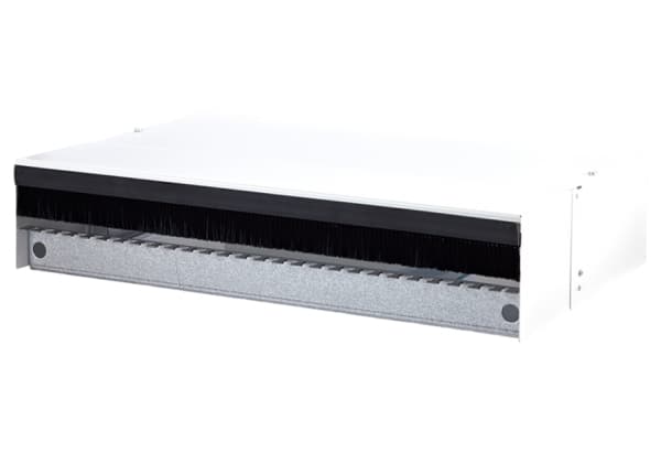 BTR Surface mount box for 19 "patch panels - Overflatemonteringsboks for nettverk - ren hvit, RAL 9010