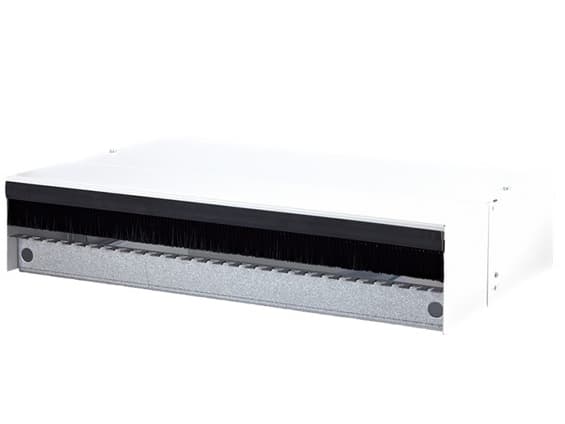 BTR Surface mount box for 19 "patch panels - Overflatemonteringsboks for nettverk - ren hvit, RAL 9010