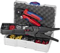 Miniatyrbild 3 av 5: Knipex KNIPEX KNIPEX 97 90 10 Crimptång Kabelskor 0,08 till 10 mm² Inkl. avisoleringstång, Inkl. sortiment av kabelhylsor i väska
