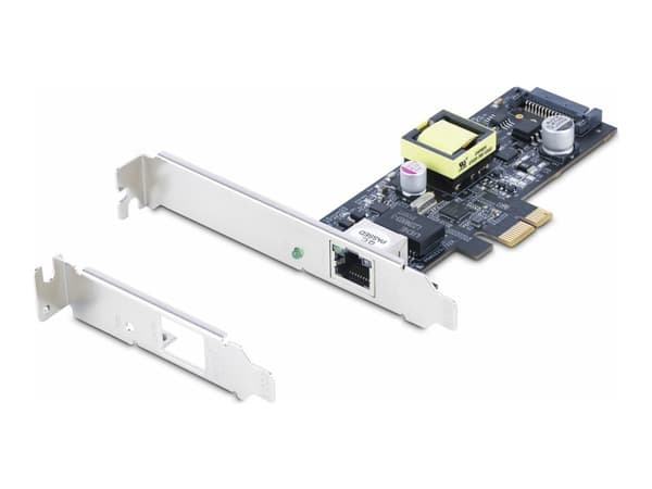 StarTech.com 1-Port 2.5Gbps NBASE-T PoE Network Card, Intel I225-V, 802.3af/at PoE+ Multi-Gigabit NIC, PCI Express Server LAN Card, SATA Powered Desk