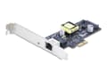 Miniatyrbild 1 av 5: StarTech.com 1-Port 2.5Gbps NBASE-T PoE Network Card, Intel I225-V, 802.3af/at PoE+ Multi-Gigabit NIC, PCI Express Server LAN Card, SATA Powered Desk