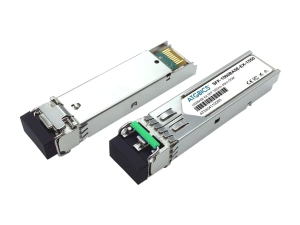 ATGBICS SFP-GE-S40K-1550-C, Fiber optisk, 1000 Mbit/s, SFP, LC, EX, 40000 m