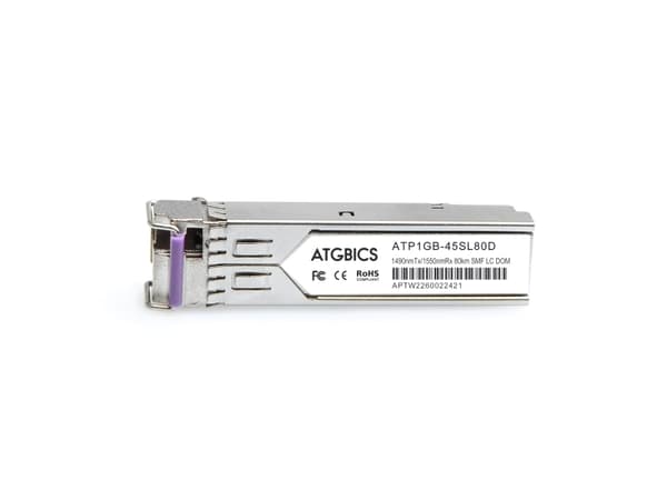 ATGBICS XCVR-080U49-C, Fiber optisk, 1000 Mbit/s, SFP, LC, BX-U, 80000 m