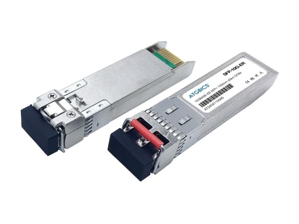 ATGBICS 407-BBOV-C, Fiberoptik, 10000 Mbit/s, SFP+, LC, ER, 40000 m