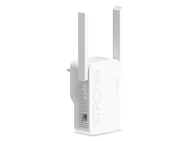 Strong AX3000, Network repeater, 3000 Mbit/s, Wi-Fi, Ethernet LAN, White