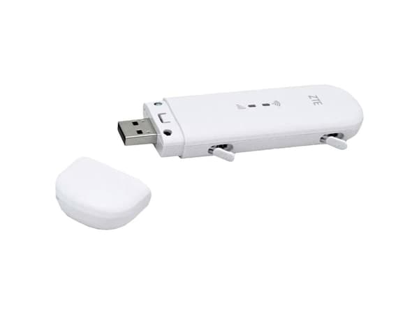 ZTE MF79U, Mobilnät, modem, Vit, Bärbar, Nätverk, Wi-Fi, 802.11b, 802.11g, Wi-Fi 4 (802.11n), 150 Mbit/s Vit