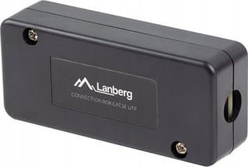Lanberg - Kontaktboks - CAT 5/5e - UTP - svart