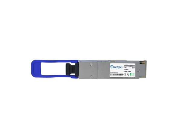 Yhteensopiva Extreme Networks 40G-QSFP-LR4-1 BlueOptics BO25K13610D QSFP Transceiver, LC-Duplex, 40GBASE-LR4, yksimuotokuitu, 4xWDM, 10KM, 0°C/+70°C