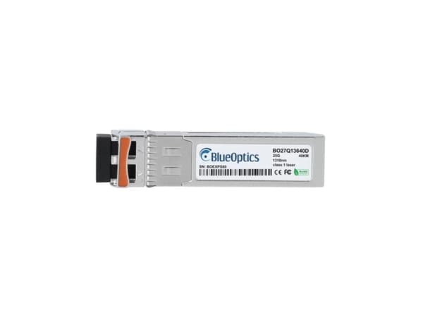 Kompatible Extreme Networks 25G-ER-SFP40KM BlueOptics SFP28 Transceiver, LC-Duplex, 25GBASE-ER, Singlemode Fiber, 1310nm, 40KM, DDM, 0°C/+70°C (25G-E