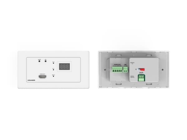 Kramer Electronics WP-DEC7/EU(W)-80/86, Hvit, Metall, Plast, Konvensjonell, Kramer Electronics, Matte, 0 - 45 °C