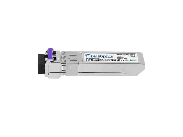 Kompatibler Huawei CSFP-GE-FE-BIDI2 BlueOptics BO28C4334620D cSFP Transceiver, LC-Duplex, 1000BASE-2BX-D, Singlemode Fiber, TX:1490nm/RX:1310nm, 20KM