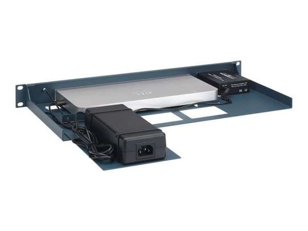 Rackmount.IT CISRACK - Monteringssett for nettverksenhet - rackmonterbar - metallic blå - 1U - 19"