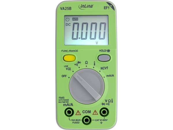 InLine 43117A, LCD, 44 x 30 mm, batterier, AAA, 1,5 V, 62 mm