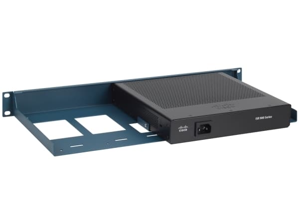 Rackmount.IT RM-CI-T19 - Monteringssats för nätverksenhet - rackmontering - cisco metallisk blå - 1U - 19"