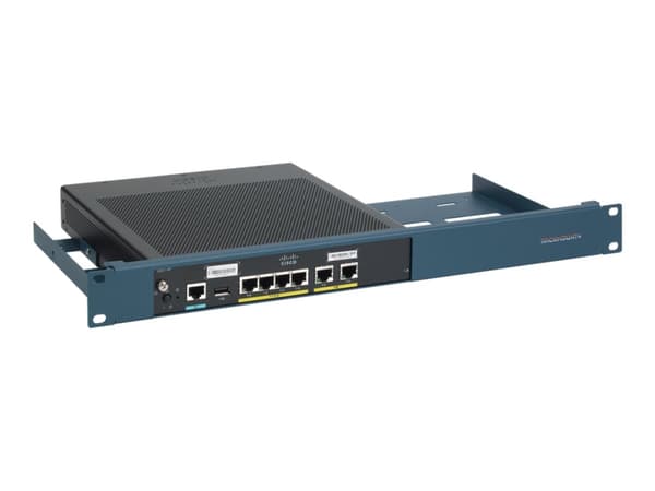 Rackmount.IT RM-CI-T19 - Monteringssats för nätverksenhet - rackmontering - cisco metallisk blå - 1U - 19"