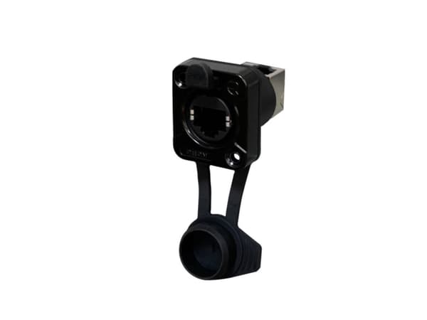 Rean AV RJ-stikforbindelse RRE8F-Z-011-0 Tilslutning, indbygning Sort 100 stk