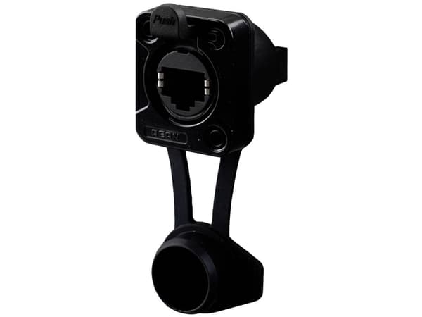 Rean AV RJ-stikforbindelse RRE8F-Z-012-0 Tilslutning, indbygning Sort 100 stk