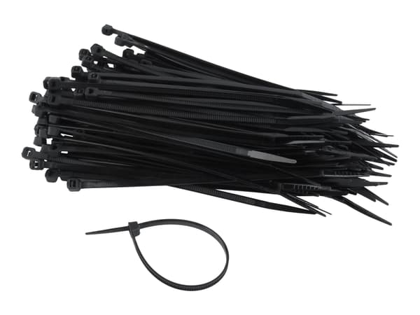 Cablexpert - Kabelfestebånd - 15 cm - svart (en pakke 100)
