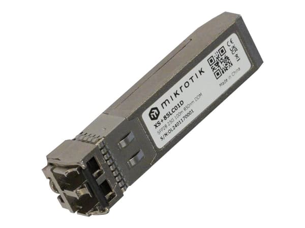 MikroTik - SFP28 sändar-/mottagarmodul - 10GbE, 25GbE - LC/UPC-multiläge - upp till 100 m - 850 nm