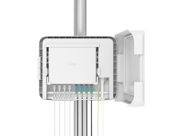 Ubiquiti UISP Box Plus - Nettverksenhetskapsel - stangmonterbar, veggmonterbar