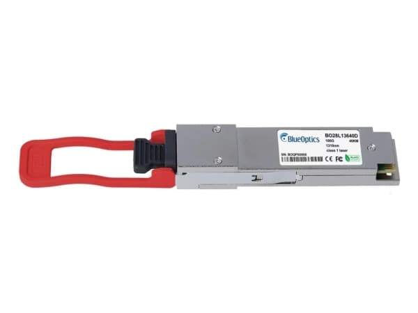 BlueOptics QSFP-100G-4WDM-40-BO, Fiber optisk, 100000 Mbit/s, QSFP28, LC, 40000 m, 100GBASE