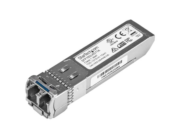StarTech.com Cisco SFP-10G-LR-S Compatible SFP+ Module, 10GBASE-LR, 10GbE Single Mode (SMF) Fiber SMF Optic Transceiver, 10GE Gigabit Ethernet SFP+,