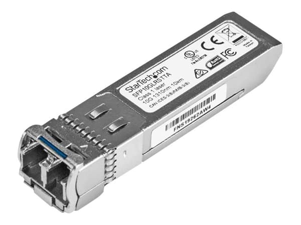 StarTech.com Cisco SFP-10G-LR-S Compatible SFP+ Module, 10GBASE-LR, 10GbE Single Mode (SMF) Fiber SMF Optic Transceiver, 10GE Gigabit Ethernet SFP+,