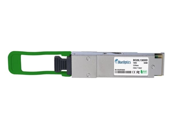 BlueOptics QSFP-100G-DR-S-BO, Fiberoptik, 100000 Mbit/s, QSFP28, LC, DR, 500 m
