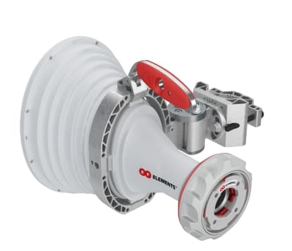 RF Elements AH2030-TP-Asymmetrical Horn TwistPort 20-30degree, 20,5 / 22 / 23 dBi, 20°, 20°, Hornantenne, IP55, 160 km/t