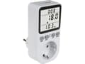 Miniatyrbilde 3 av 3: GreenBlue GB364 E Energimåler, wattmåler, Type E, 220-240 V AC, 50 Hz, Maks. Last 16A, IP20, Integrert batteri, Europeisk plugg