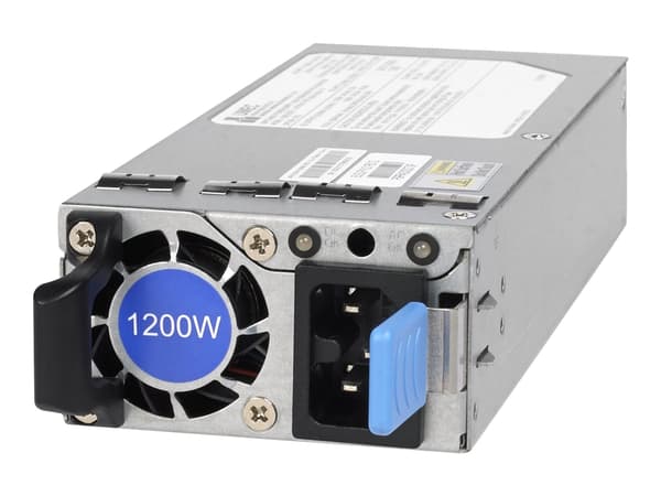 NETGEAR APS1200W - Strømforsyning - "hot-plug" / redundant (plug-in modul) - modulær - AC 110-240 V - 1200 watt - for NETGEAR M4300-96X