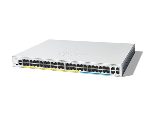 Cisco Catalyst C1300-48MGP-4X, Managed, L2/L3, Gigabit Ethernet (10/100/1000), Power over Ethernet (PoE), Rack mounting Harmaa
