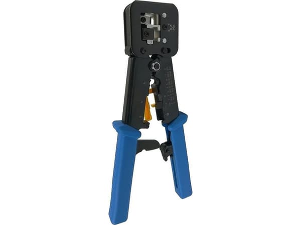Eurokomp Crimper for telefonplugger.6P/8P for E6241 gjennomgående plugger