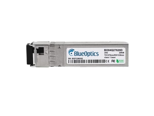 BlueOptics SFP-25G-LR-BXU1-I-BO, Fiberoptik, 25000 Mbit/s, SFP28, LC, BX-U, 20000 m
