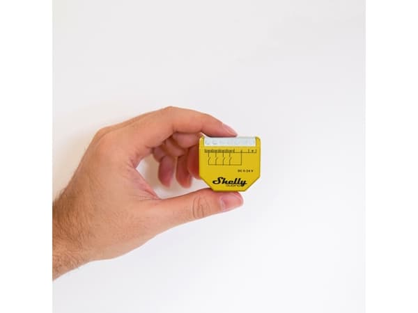 Shelly Qubino Wave i4 DC, Smart strömställare, Trådlös, Plast, Mätt, 25 dBmW, 868,4 MHz