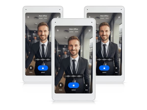 Ubiquiti UniFi - Video intercom overvåkningsbrett - med kamera - kablet - 10/100 Ethernet (en pakke 3)