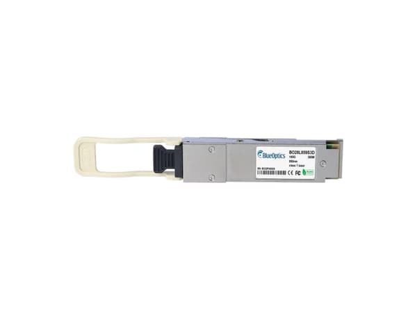 BlueOptics QSFP-100G-XSR4-BO, Fiber optisk, 100000 Mbit/s, QSFP28, MTP/MPO, 100 m, 850 nm
