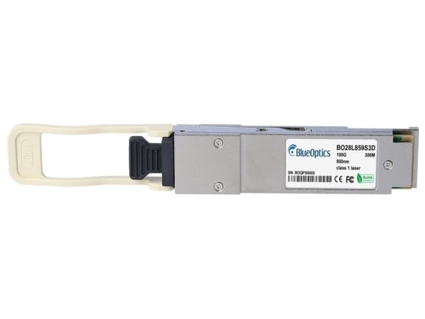 BlueOptics BO28L859S3D-BO, Fiberoptik, 100000 Mbit/s, QSFP28, MTP/MPO, 100 m, 850 nm