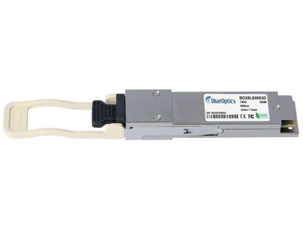 BlueOptics BO28L859S3D-BO, Fiberoptik, 100000 Mbit/s, QSFP28, MTP/MPO, 100 m, 850 nm