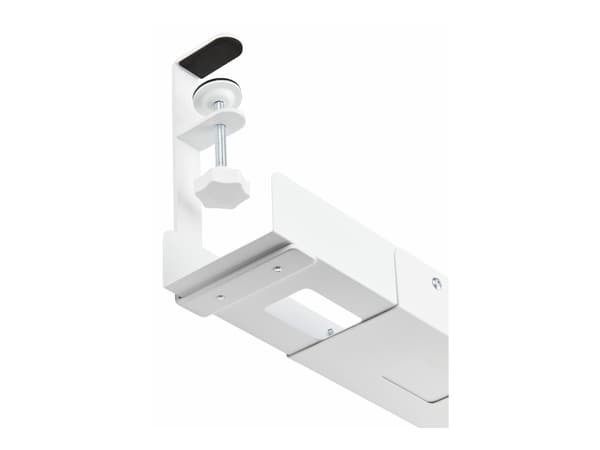 StarTech.com CALW-DESK-CABLE-TRAY, kaapelihylly, pöytä, teräs, valkoinen