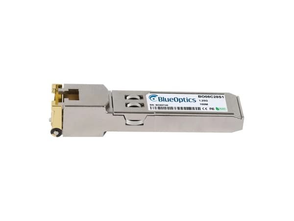 BlueOptics EB48-BO, Koppar, 1250 Mbit/s, RJ-45, LC, 100 m, 1000BASE