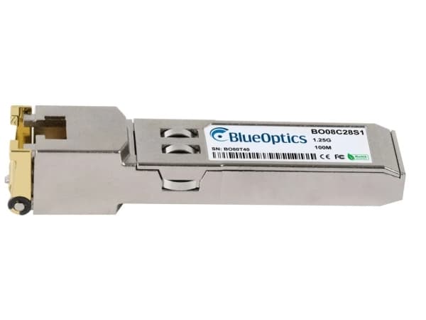 BlueOptics EB48-BO, Koppar, 1250 Mbit/s, RJ-45, LC, 100 m, 1000BASE